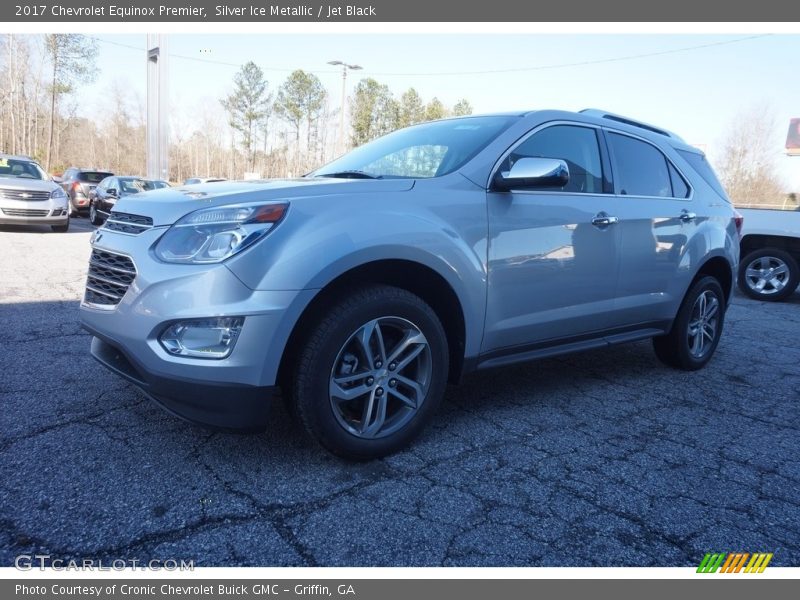 Silver Ice Metallic / Jet Black 2017 Chevrolet Equinox Premier