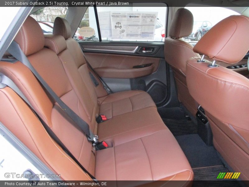 Crystal White Pearl / Java Brown 2017 Subaru Outback 2.5i Touring