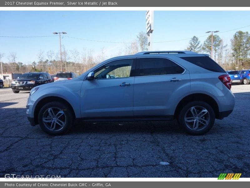 Silver Ice Metallic / Jet Black 2017 Chevrolet Equinox Premier
