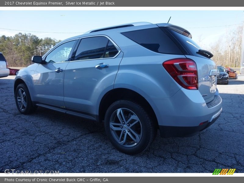 Silver Ice Metallic / Jet Black 2017 Chevrolet Equinox Premier