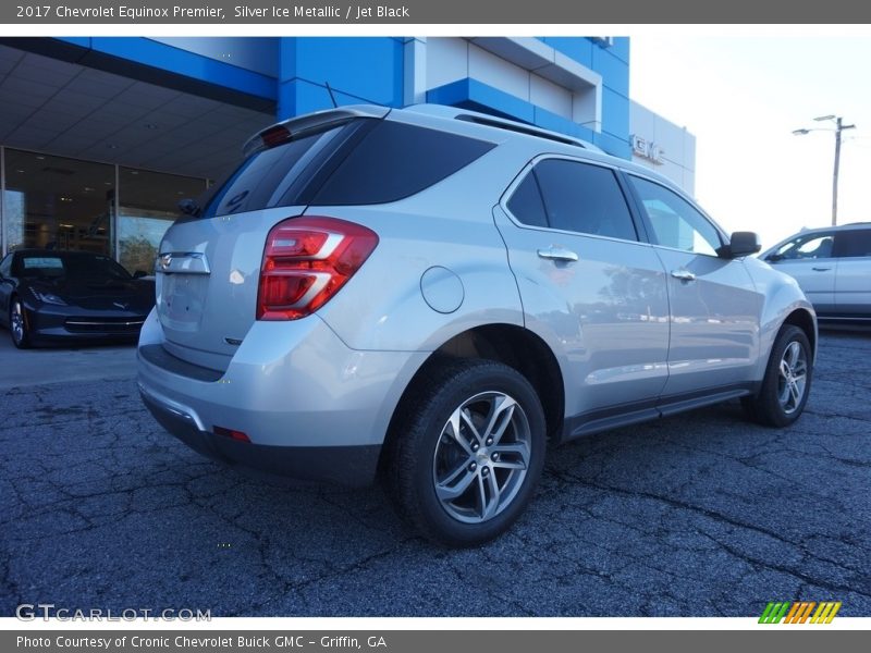 Silver Ice Metallic / Jet Black 2017 Chevrolet Equinox Premier