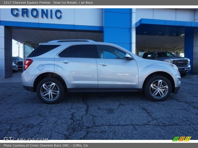 Silver Ice Metallic / Jet Black 2017 Chevrolet Equinox Premier