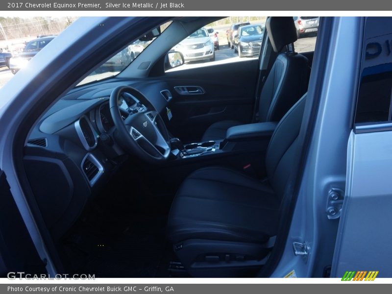 Silver Ice Metallic / Jet Black 2017 Chevrolet Equinox Premier