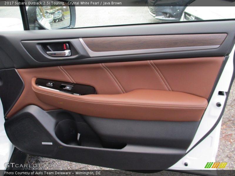 Crystal White Pearl / Java Brown 2017 Subaru Outback 2.5i Touring