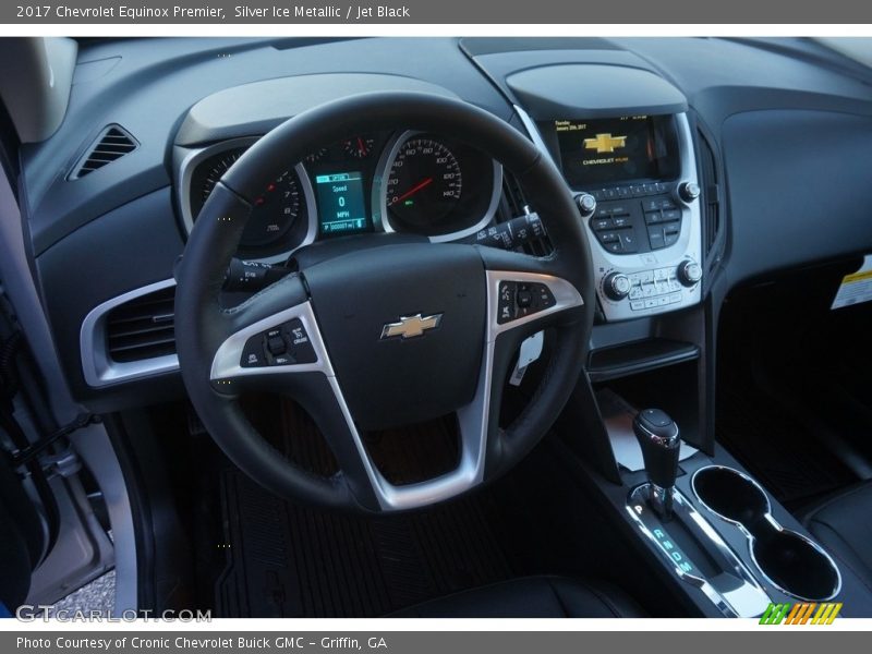 Silver Ice Metallic / Jet Black 2017 Chevrolet Equinox Premier