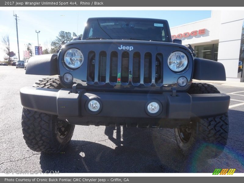Rhino / Black 2017 Jeep Wrangler Unlimited Sport 4x4