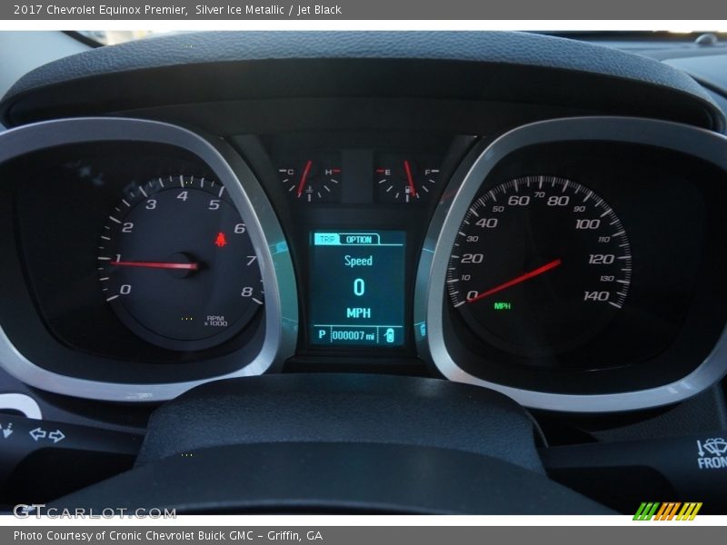 Silver Ice Metallic / Jet Black 2017 Chevrolet Equinox Premier