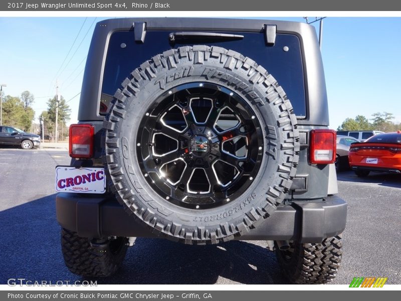 Rhino / Black 2017 Jeep Wrangler Unlimited Sport 4x4