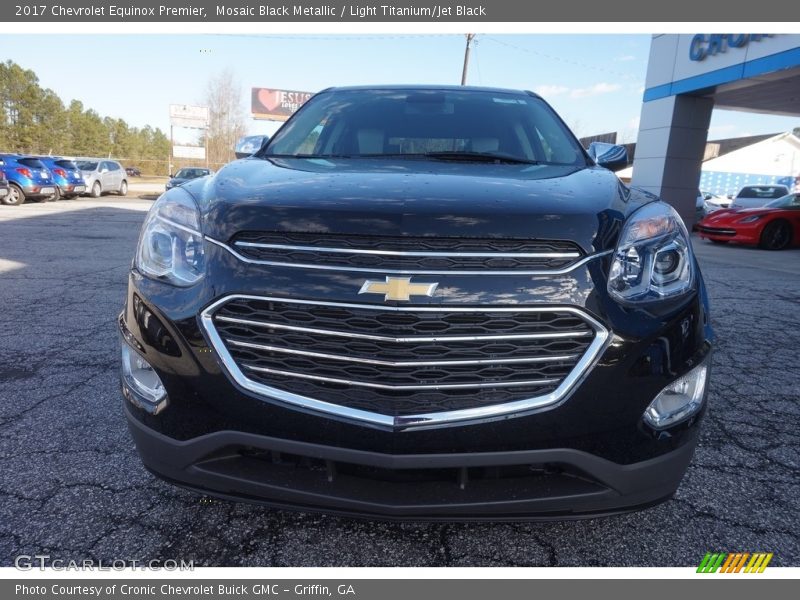 Mosaic Black Metallic / Light Titanium/Jet Black 2017 Chevrolet Equinox Premier