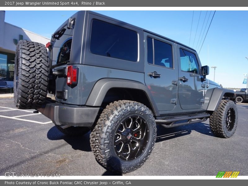 Rhino / Black 2017 Jeep Wrangler Unlimited Sport 4x4