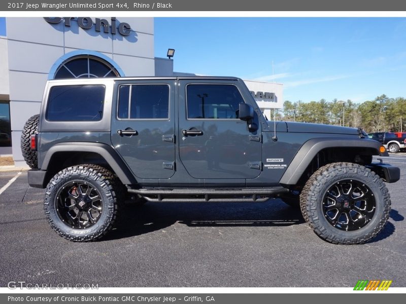 Rhino / Black 2017 Jeep Wrangler Unlimited Sport 4x4