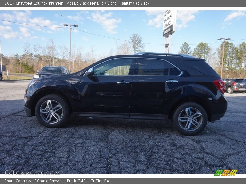 Mosaic Black Metallic / Light Titanium/Jet Black 2017 Chevrolet Equinox Premier