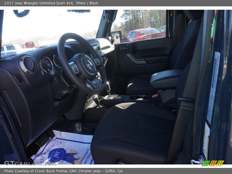 Rhino / Black 2017 Jeep Wrangler Unlimited Sport 4x4
