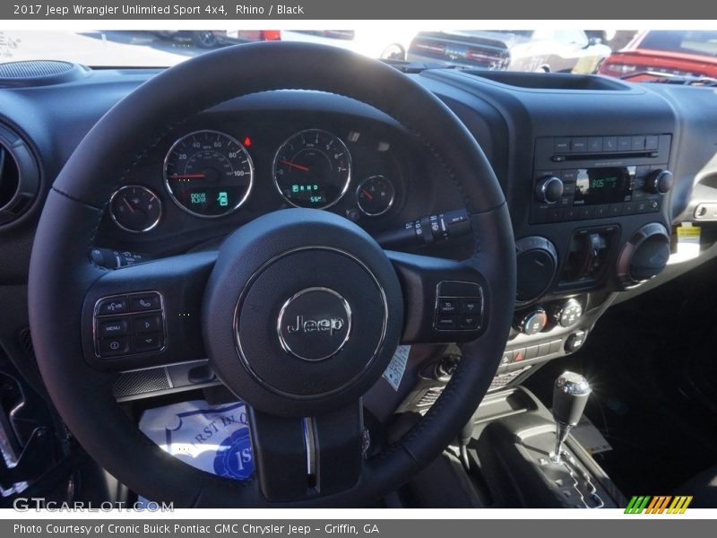 Rhino / Black 2017 Jeep Wrangler Unlimited Sport 4x4