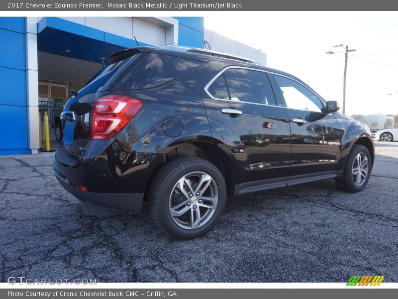Mosaic Black Metallic / Light Titanium/Jet Black 2017 Chevrolet Equinox Premier