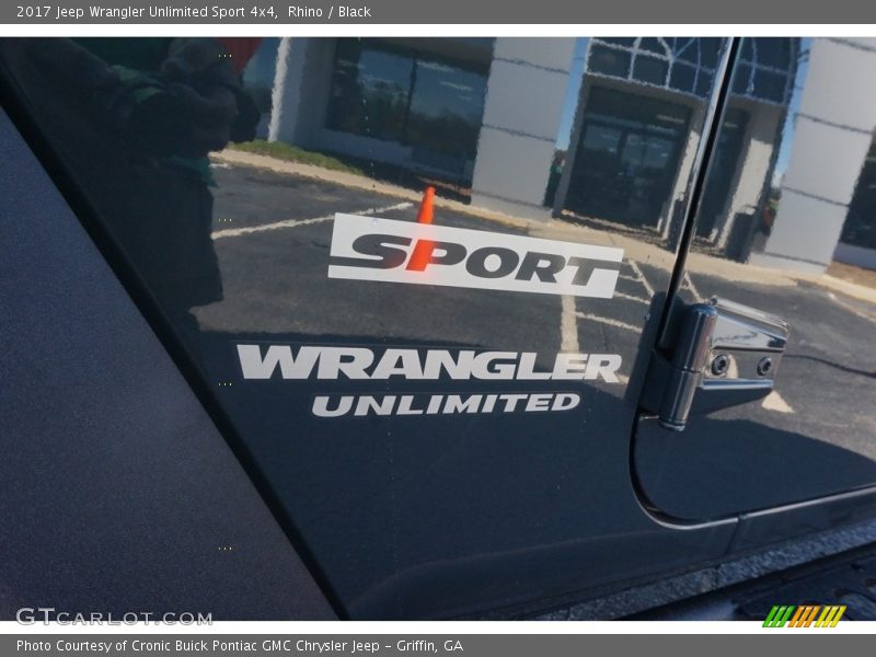 Rhino / Black 2017 Jeep Wrangler Unlimited Sport 4x4