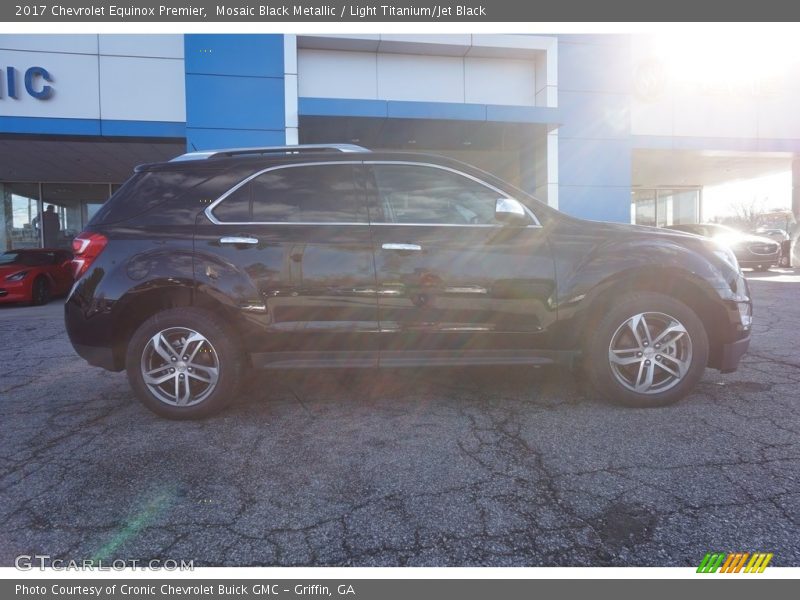 Mosaic Black Metallic / Light Titanium/Jet Black 2017 Chevrolet Equinox Premier