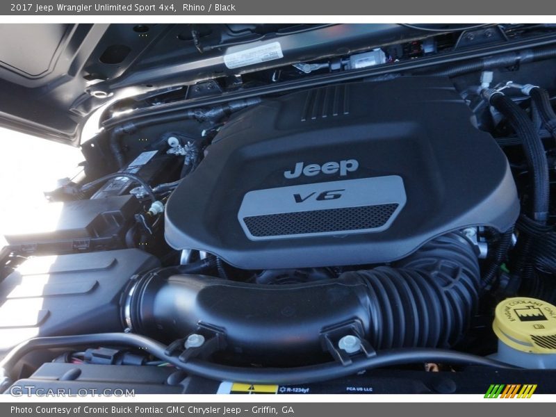 Rhino / Black 2017 Jeep Wrangler Unlimited Sport 4x4