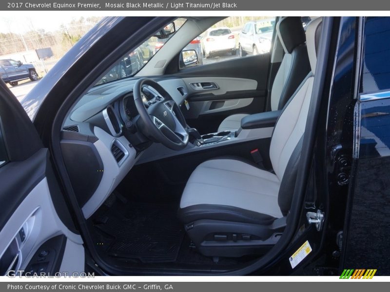 Mosaic Black Metallic / Light Titanium/Jet Black 2017 Chevrolet Equinox Premier