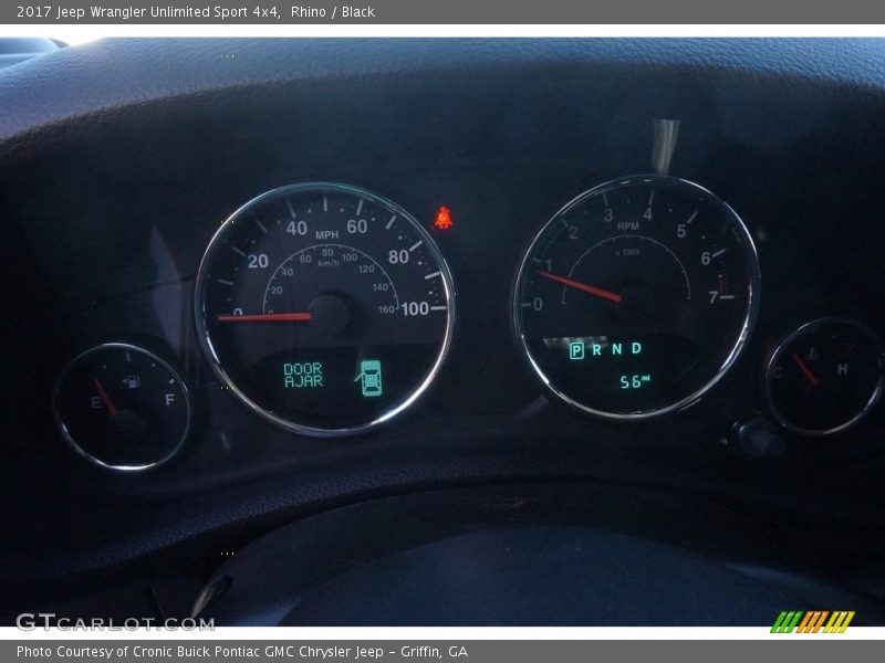 Rhino / Black 2017 Jeep Wrangler Unlimited Sport 4x4