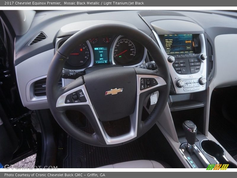 Mosaic Black Metallic / Light Titanium/Jet Black 2017 Chevrolet Equinox Premier