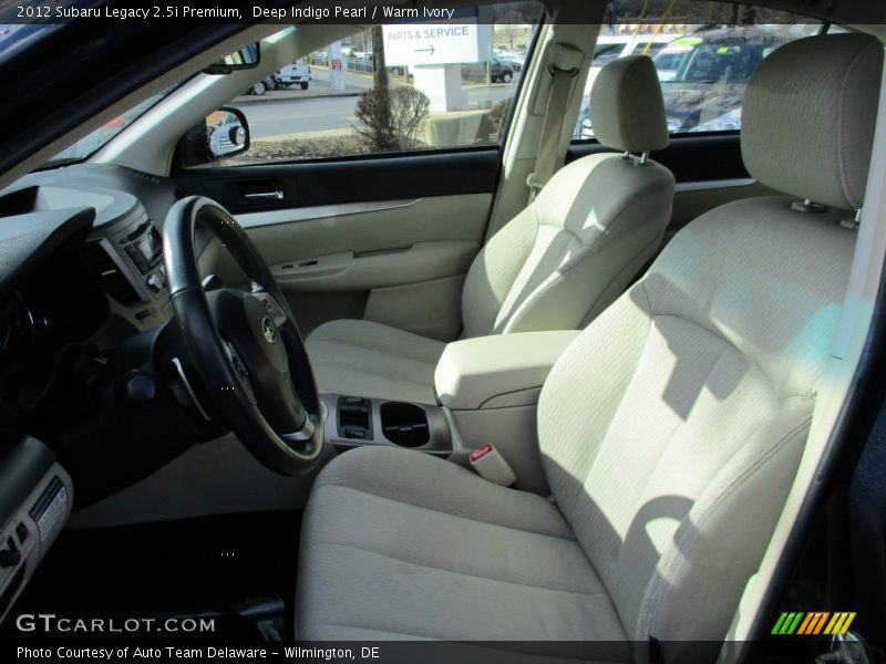 Deep Indigo Pearl / Warm Ivory 2012 Subaru Legacy 2.5i Premium