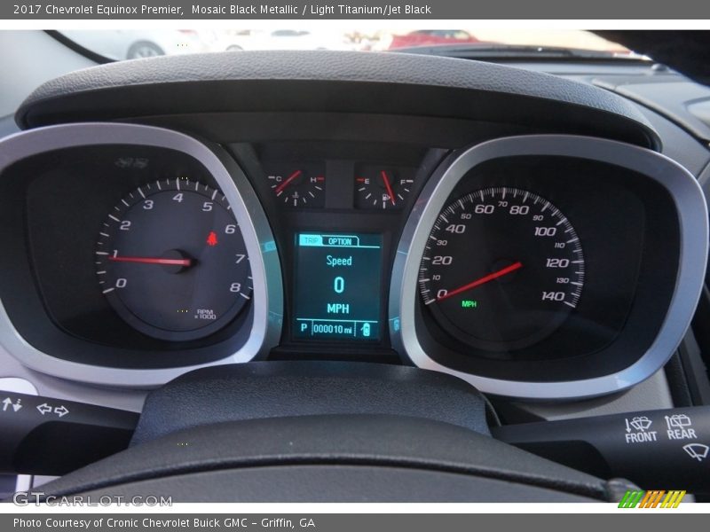 Mosaic Black Metallic / Light Titanium/Jet Black 2017 Chevrolet Equinox Premier