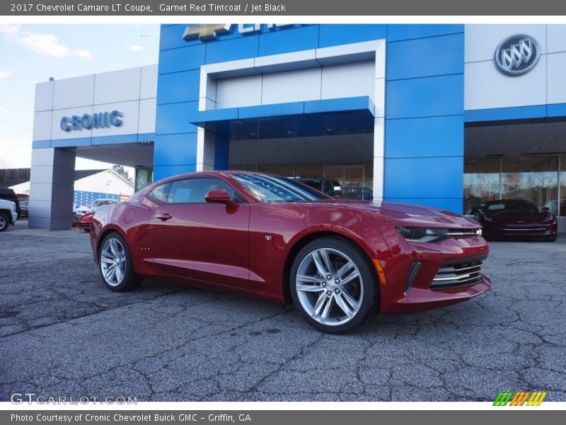 Garnet Red Tintcoat / Jet Black 2017 Chevrolet Camaro LT Coupe
