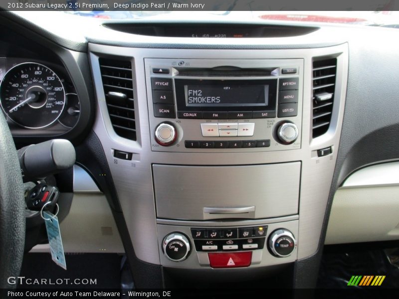 Deep Indigo Pearl / Warm Ivory 2012 Subaru Legacy 2.5i Premium