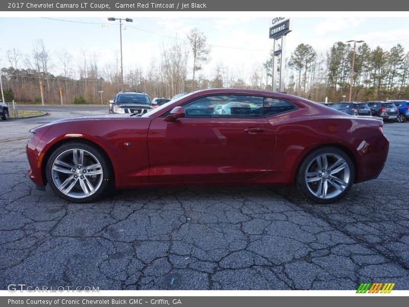 Garnet Red Tintcoat / Jet Black 2017 Chevrolet Camaro LT Coupe