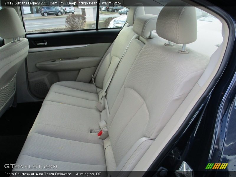 Deep Indigo Pearl / Warm Ivory 2012 Subaru Legacy 2.5i Premium