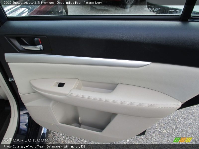 Deep Indigo Pearl / Warm Ivory 2012 Subaru Legacy 2.5i Premium