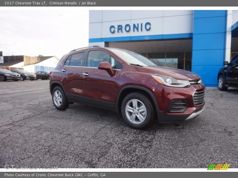 Crimson Metallic / Jet Black 2017 Chevrolet Trax LT