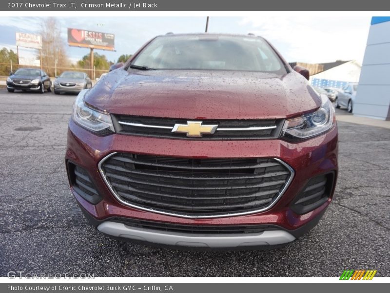 Crimson Metallic / Jet Black 2017 Chevrolet Trax LT
