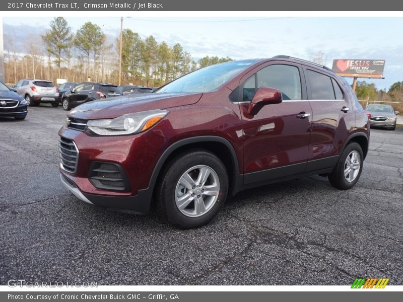 Crimson Metallic / Jet Black 2017 Chevrolet Trax LT