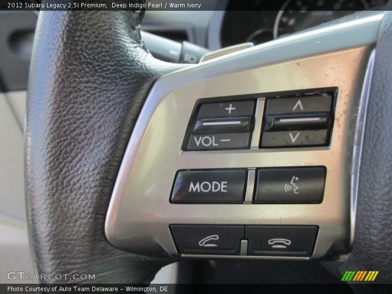 Deep Indigo Pearl / Warm Ivory 2012 Subaru Legacy 2.5i Premium