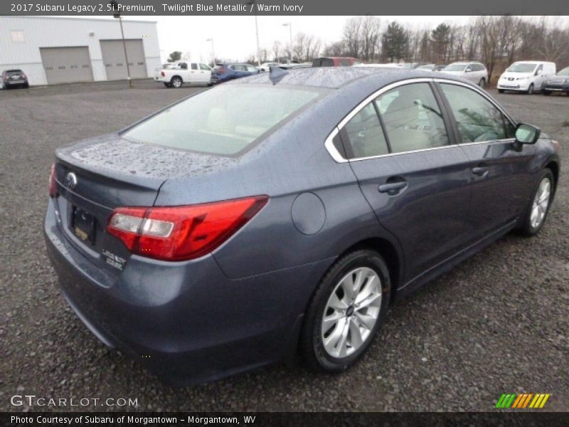 Twilight Blue Metallic / Warm Ivory 2017 Subaru Legacy 2.5i Premium
