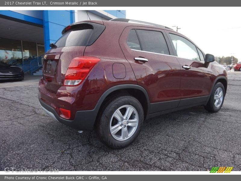 Crimson Metallic / Jet Black 2017 Chevrolet Trax LT