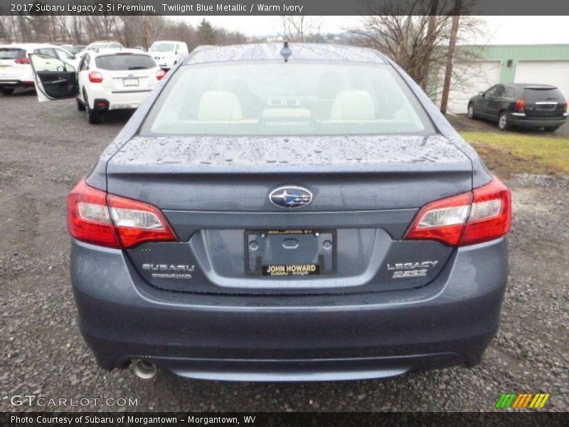 Twilight Blue Metallic / Warm Ivory 2017 Subaru Legacy 2.5i Premium
