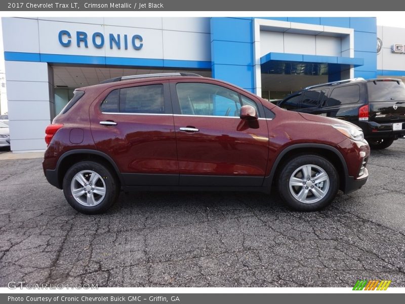 Crimson Metallic / Jet Black 2017 Chevrolet Trax LT