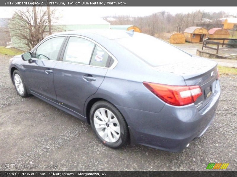 Twilight Blue Metallic / Warm Ivory 2017 Subaru Legacy 2.5i Premium