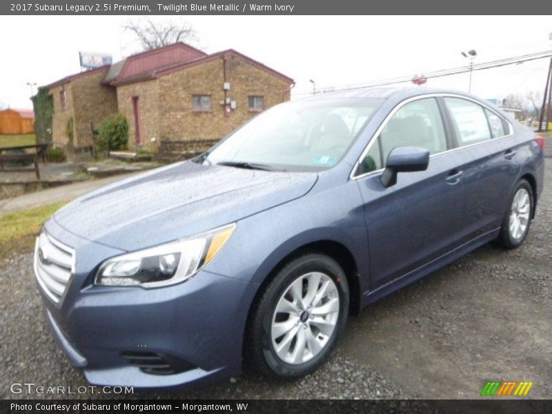 Twilight Blue Metallic / Warm Ivory 2017 Subaru Legacy 2.5i Premium
