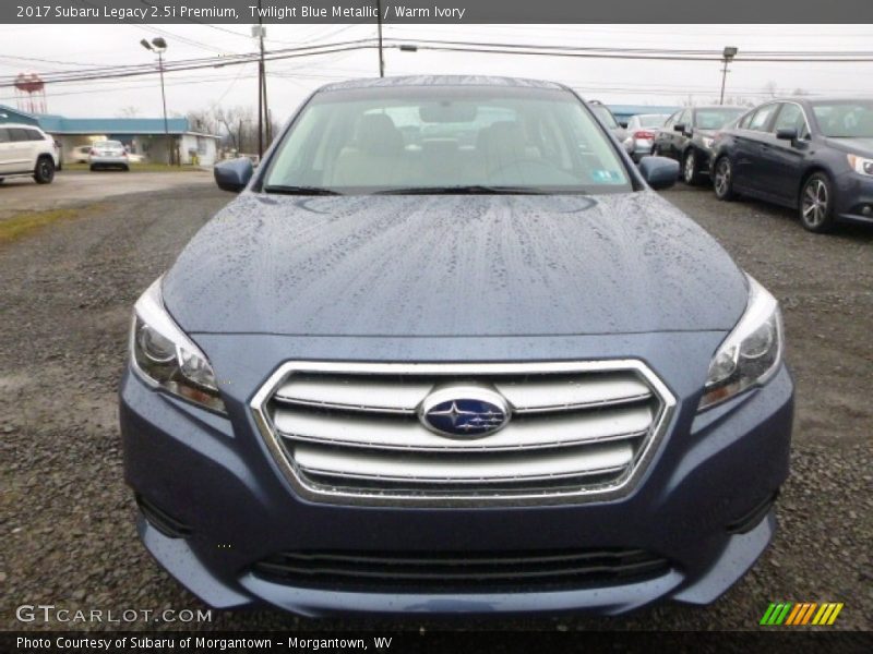 Twilight Blue Metallic / Warm Ivory 2017 Subaru Legacy 2.5i Premium