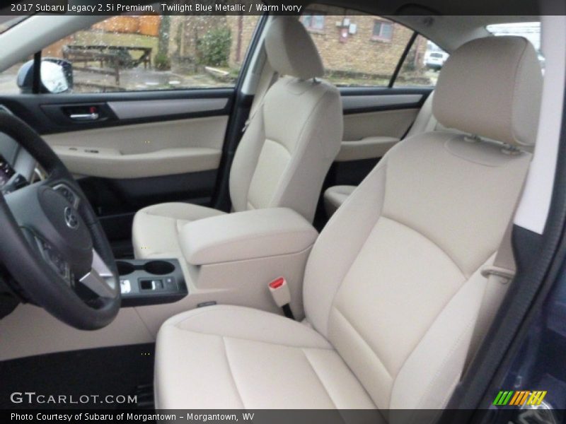 Twilight Blue Metallic / Warm Ivory 2017 Subaru Legacy 2.5i Premium