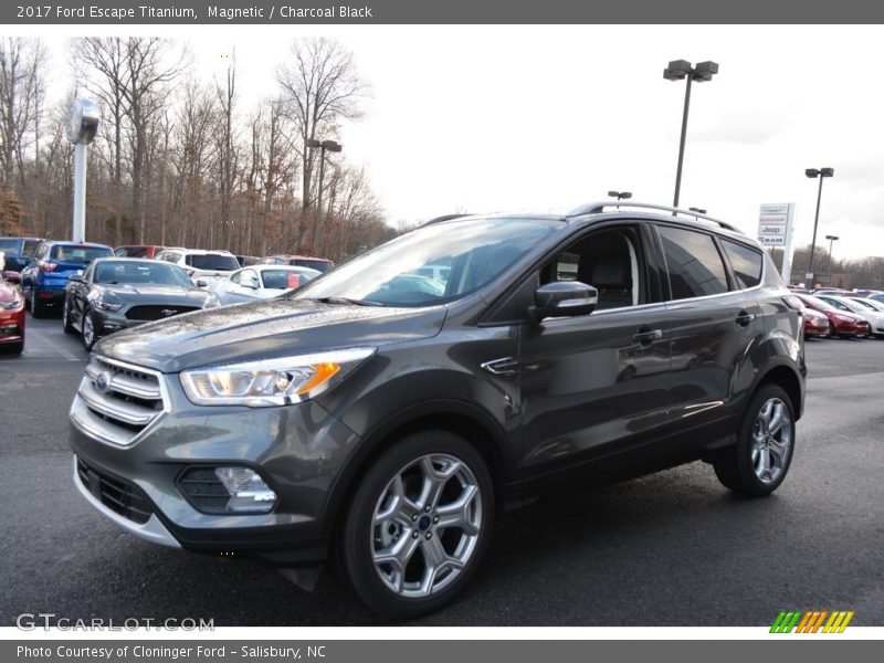 Magnetic / Charcoal Black 2017 Ford Escape Titanium