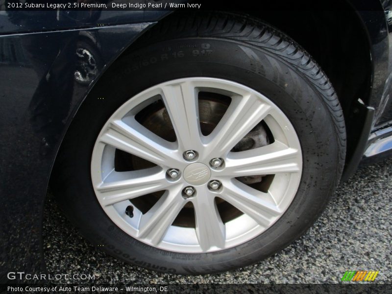 Deep Indigo Pearl / Warm Ivory 2012 Subaru Legacy 2.5i Premium