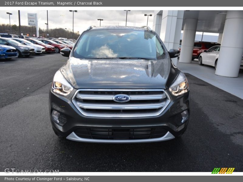 Magnetic / Charcoal Black 2017 Ford Escape Titanium