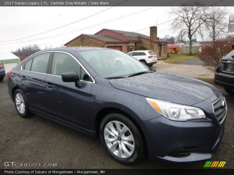 Carbide Gray Metallic / Slate Black 2017 Subaru Legacy 2.5i