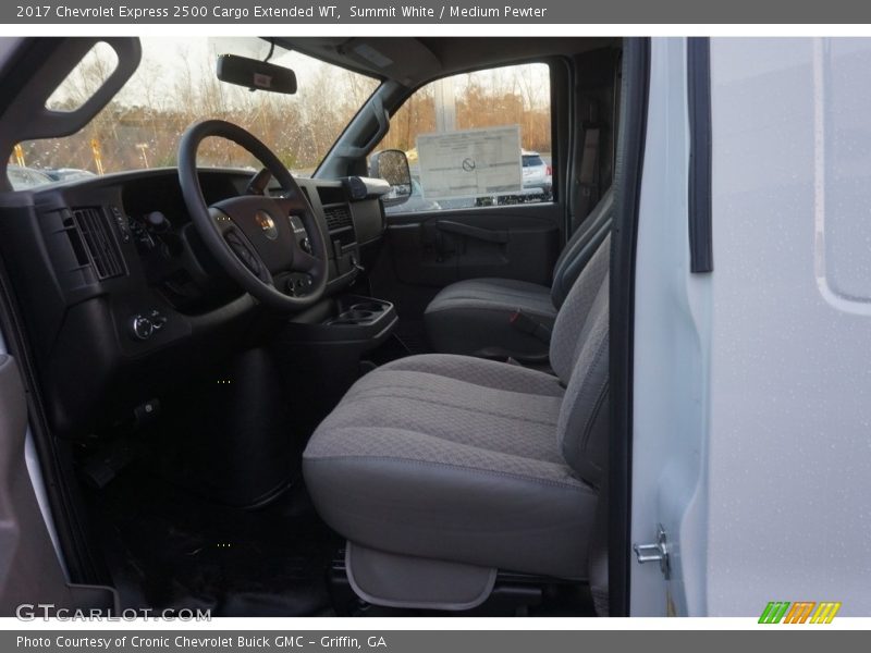 Summit White / Medium Pewter 2017 Chevrolet Express 2500 Cargo Extended WT