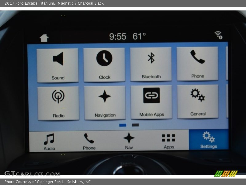 Magnetic / Charcoal Black 2017 Ford Escape Titanium